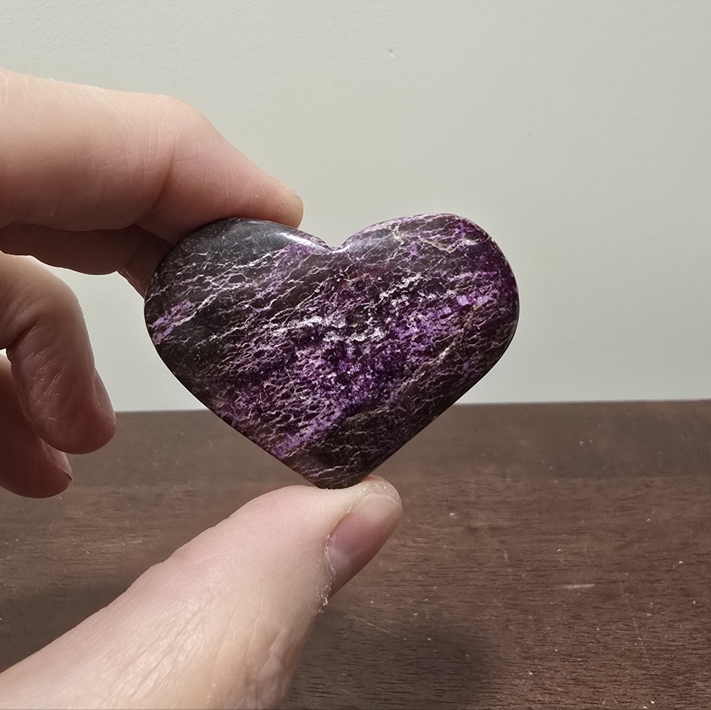 Atlantisite Crystal Heart #B